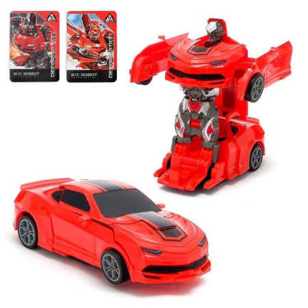 Robot Radio -controlled "Autobot", transforms, works from batteries, mix-2