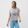 Home female "Unicorn" (T -shirt/pants), gray/blue color, size 46