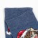 Male socks, color dark blue melange, size 27-29