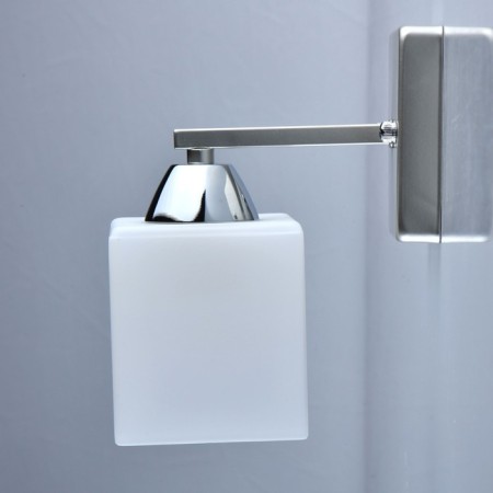 Sconces "tetro", 40W E27, color silver, chrome-4