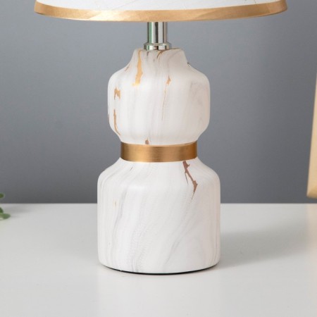 Vivian desktop "E14 40W with a white-gold 20x20x35 cm Risalux-4
