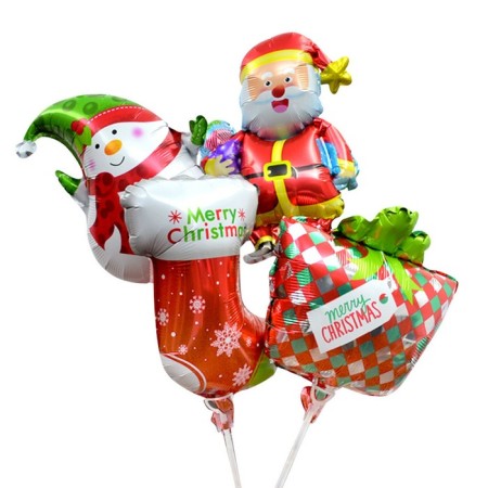 Foil ball 12 "" Snowman with a scarf "-1