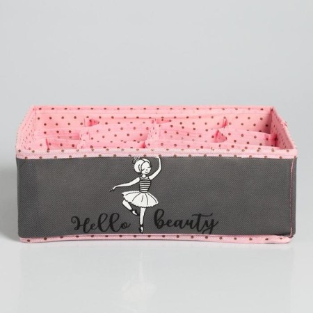 Organizer for storage, coffee for linen 12 cells "Beauty", 27 x 20 x 10 cm.-2