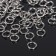 Connective ring 0.8 × 6 mm (set 50 g, ± 570 pcs.) SM-976, silver color