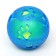 Dog ball "Double pleasure of the paw", TPR+felt ball, 7.6 cm