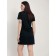 Female T -shirt, size XS, black color