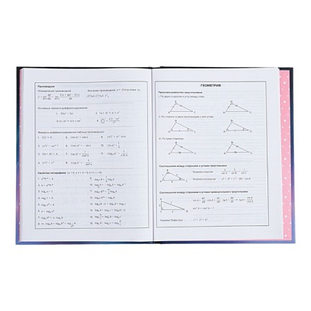 Diary Artificial leather grade 1-11, 48 sheets, cage, integral cover "cat", covered cardboard, matte lamination, selective UV-lame, universal cheat sheet, block 65 g/m2-9