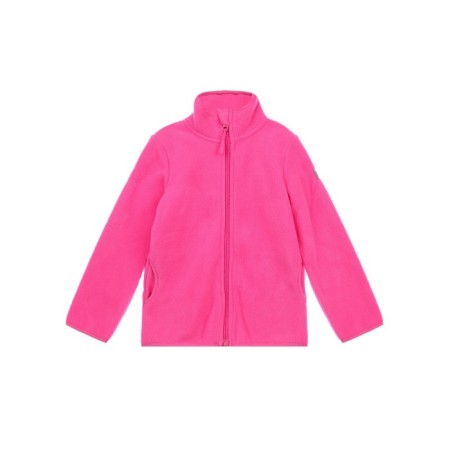 Fleet from a lightning fleece for a girl, height 104 cm, color fuchsia