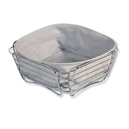Bread 21 × 21 × 11cm, metal/textiles, gray-1