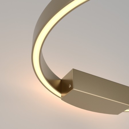 Bra Maytoni Mod058WL-L25BS3K, 1XLED, 25W, 40x40x40 cm, 1200lm, brass color-1