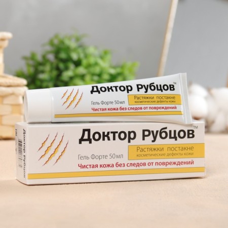 Gel Forte "Doctor Rubtsov Pure skin without traces and stretch marks", 50 ml