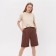 Shorts Women Bermuda Minaku: Enjoy, Chocolate Color, Rr. 46