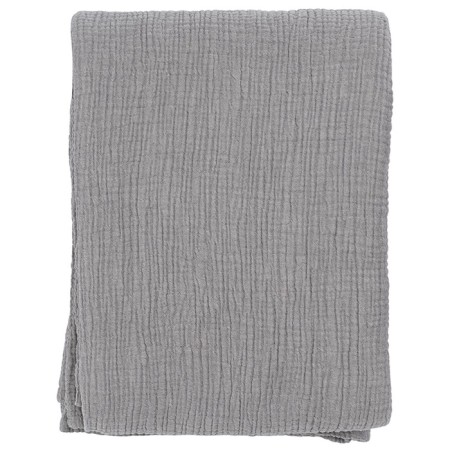 The double -sided muslin cover of gray color Essential, size 180x250 cm-1