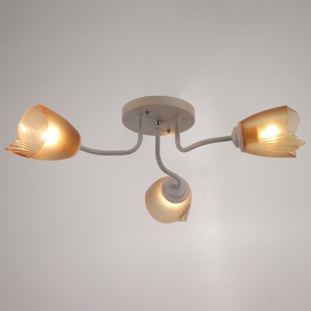 Chandelier 1341001/3br E27 15W white-brown Bayerlux-1