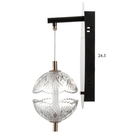 Bra "Aina" 7W LED gold 20x11x47cm-3