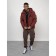 Sports male jacket, size 48, burgundy color