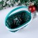 Basket "New Year's pants", green, 23 × 12 × 13/23 cm, veneer