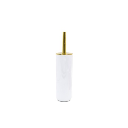 Ersh for the toilet alba, white color/gold