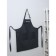 Apron Samura, 90 × 70 cm, gray color