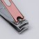 Pedicator's nippers, with a file, 8 cm, packing 12 pcs in a box, color mix