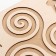 Puzzle interhemispheric board Large "Spirals Curls"