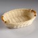 Basket with handles, 16 × 23 × 5 cm, rattan