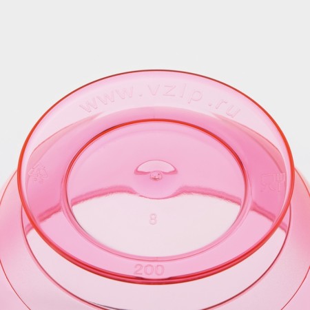 Crecanter Plastic disposable "Crystal", 200 ml, red color-7
