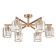 Ceiling lamp 6x60W E27, size 70x70x29.5 cm