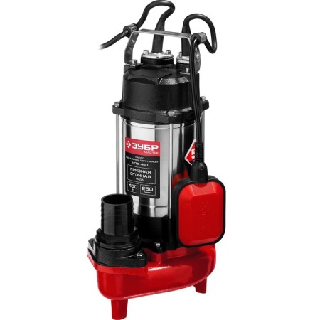 Fecal pump "bison" NPF-450, 450 watts, 250 l/min, pressure 12 m, cast iron-1