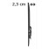 Hama 00220809 Black 32 "-65" Max.35kg wall-mounted bracket.