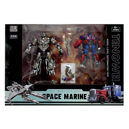 The set of robots “Leaders”, 2 pieces, transformed, with metal elements-19