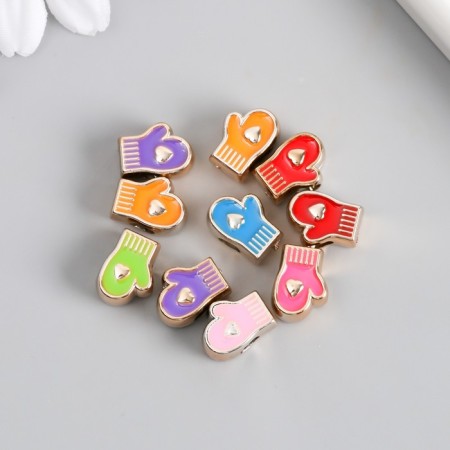 Busina for creativity plastic "mittens" mix 0.8x0.9x1.4 cm