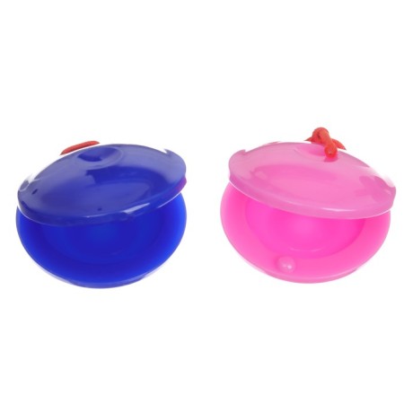 A set of rattles "castanets", 2 pcs, color mix, crush me
