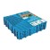 Modular coating, 40 × 40 × 1.8 cm, plastic, blue, set 6 pcs.