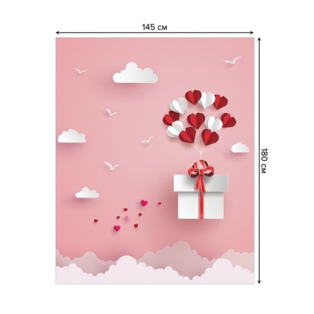 Tables on the table "Air Gift", rectangular, oxford, size 145x180 cm-1