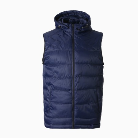 Warm vest of men's, the color is dark blue, size 54-7