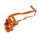 Muzzle leather mesh No. 0, dachshund (length on the nose is 4.5 cm, muzzle 14 cm), black