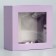 Gift-bearing box folding, packaging, Lavender, 14 x 14 x 8 cm
