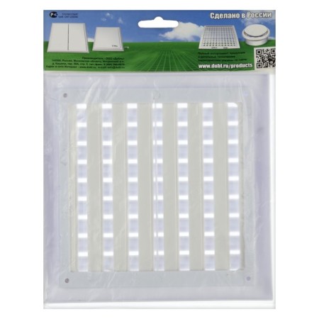 Ventilation grate "Vento" 1717VRR, 170x170 mm, adjustable, detachable, white-7