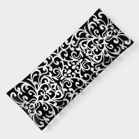 Glass shade "Bukhara", 36.5 × 15 cm, black color-1
