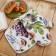 Take "Etel" Fruit Garden 19x19cm, 100% x/l, Vatin 250g/m2 (bilateral)