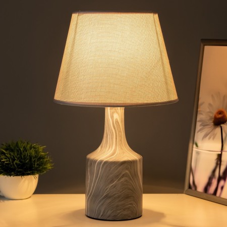 Table lamp "Izel" E14 40W gray 22.5x22.5x37 cm Risalux-1