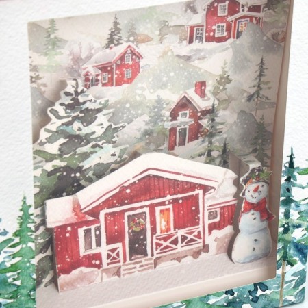 Folding box with 3D effect of "Fairytale moments", 18 x 14 x 23 cm, New Year-8