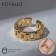 Ring "buckle", color gold, dimensionless
