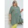 Women's tunic, size 58, green color