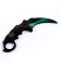 Kerambit "Green Claw", 18 cm
