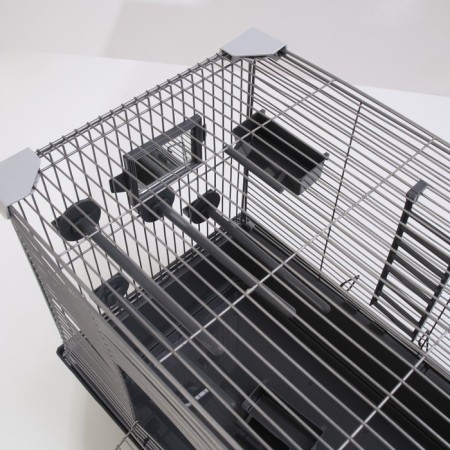 Birds Cell "Piggers" No. 100, collapsible, 42 x 30 x 37cm (staff.) Gray-14
