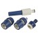 Set: Watering nozzle, connector, connector with aquastop, adapter, plastic
