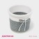Kashpo for flowers wicker "bow" 10.5 × 10.5 × 9 cm, color mix