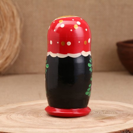 Nesting doll "Anastasia", black dress, 5 doll, 16 cm-2